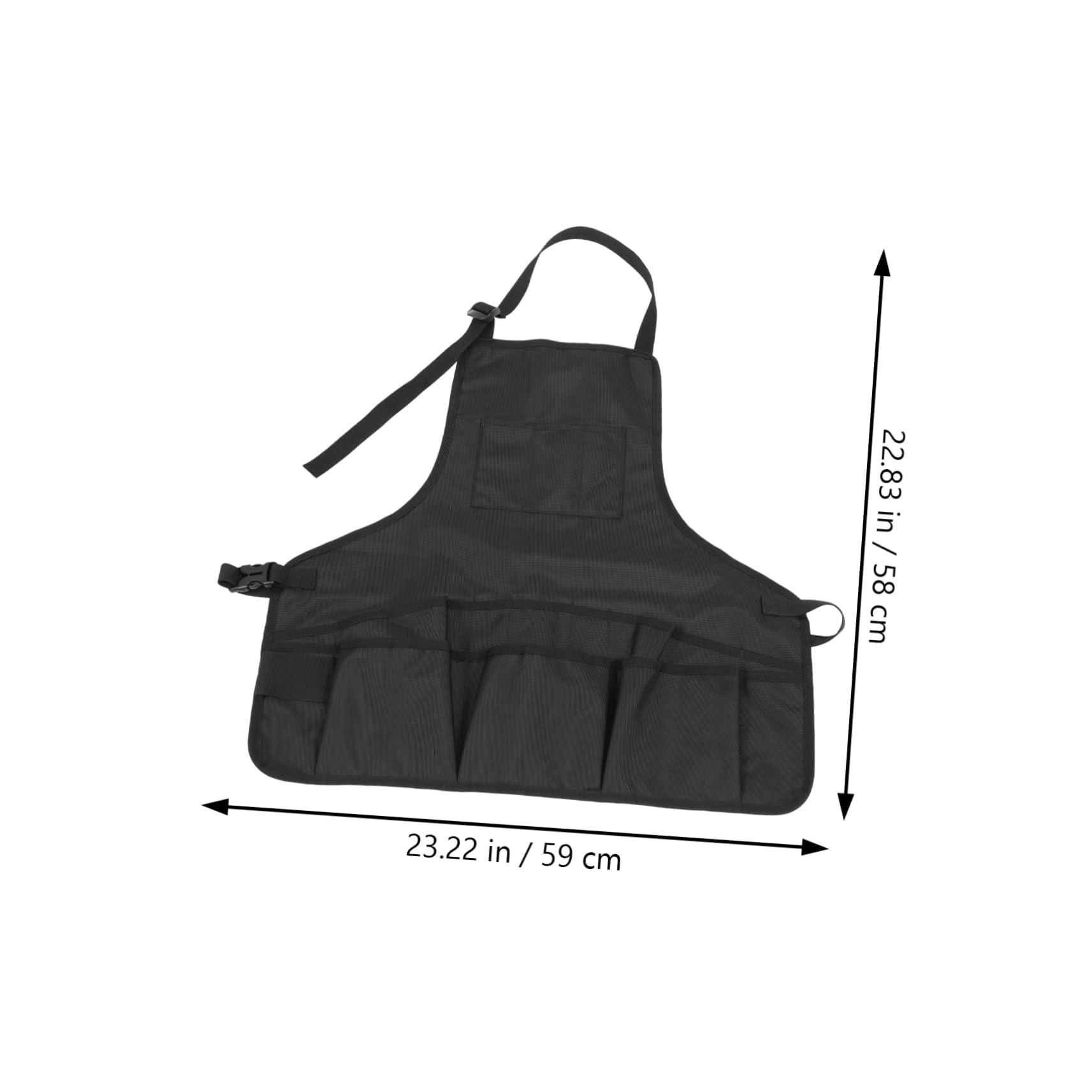 PRETYZOOM Gartenschürze mit Riemen, Multi-Pocket-Werkzeugschürze für Gärtner für den Außenbereich, für Elektriker, Tischler und Heimwerker