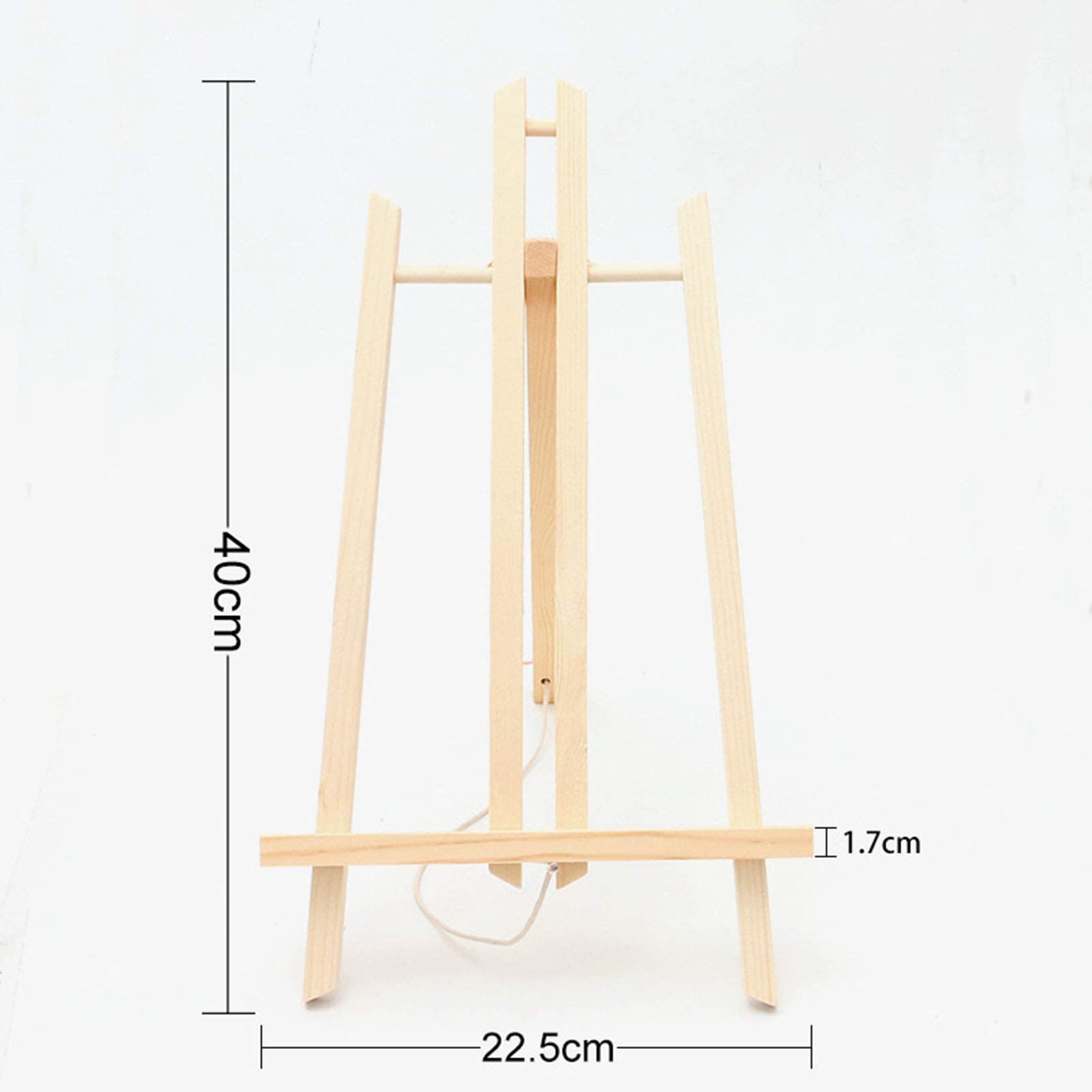 Caballete trapezoidal de escritorio de 16 pulgadas para pintura fotográfica, portátil, útil, soporte para trípode, caballete para estudiantes y aulas