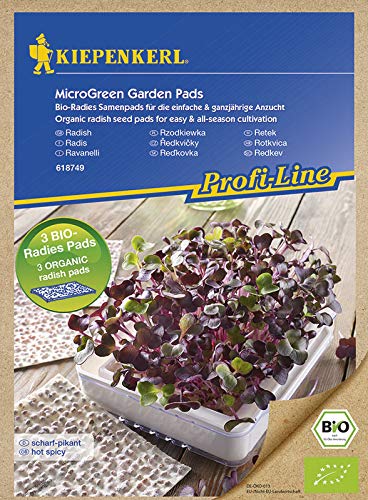 Preisvergleich Produktbild MicroGreen Garden BIO Radieschen (rot) Nachfüllpads 3 Stück