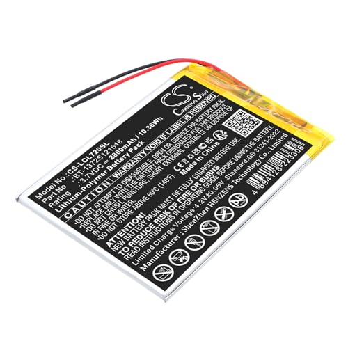 TECHTEK Batterie 2800mAh Compatible avec [Logicom] La Tab 72, pour [Polaroid] MIDS747PXE,...