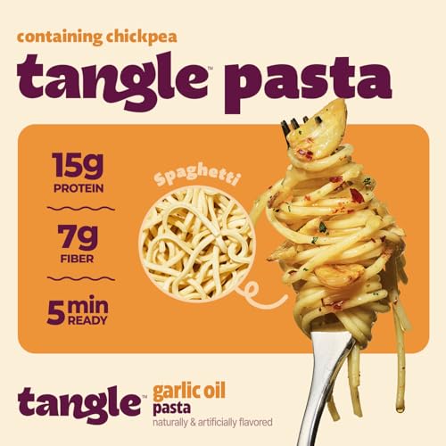 Image of Samyang Tangle Garlic Oil Linguine Aromatic Roasted Garlic and Olive Oil Flavor Spicy Kick Air Dried Noodle Easy Cook Pasta 3.63 oz (Pack of 4)