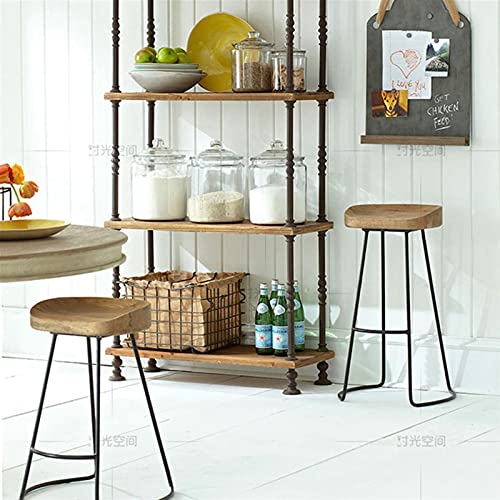 Tabouret de bar en fer sans dossier lot de 3 tabourets hauts de 29,5 pouces