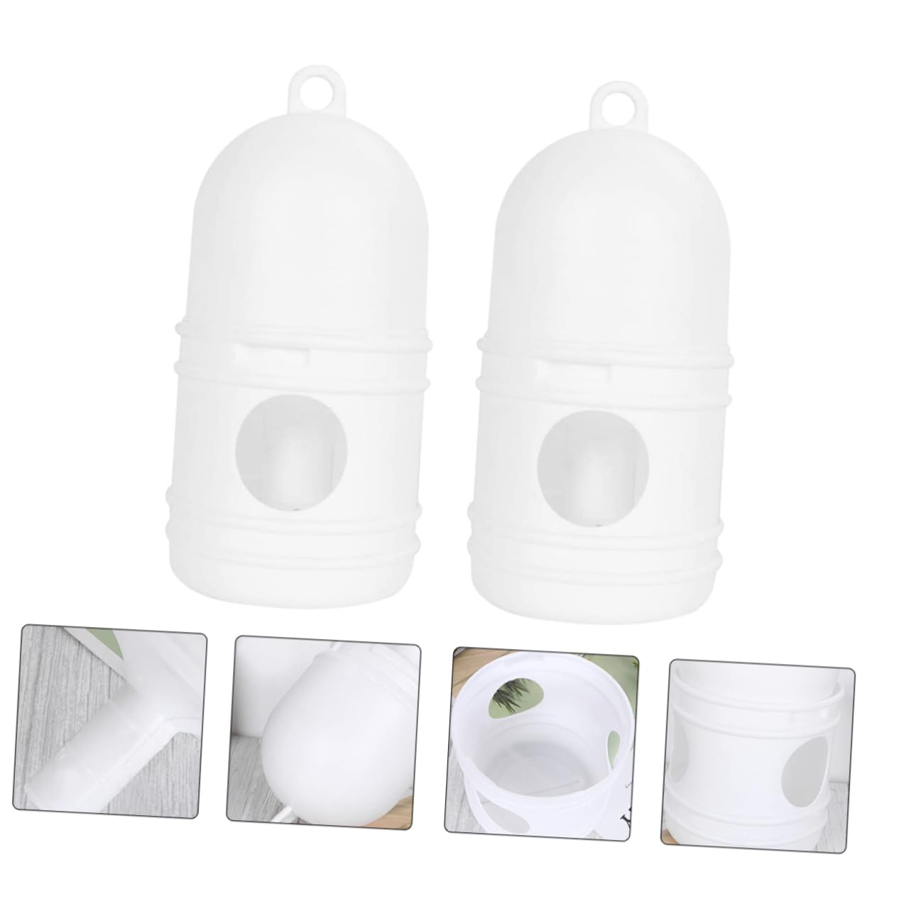 minkissy 4 Piezas Bebedero para Palomas Botella de Agua para Perros comedero automatico para Mascotas comederos para pájaros Jaula de pájaros Taza de comedero de Agua para pájaros Exterior
