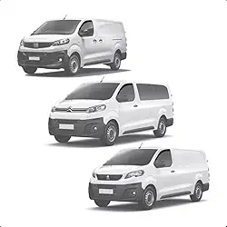 CALHA DE CHUVA (DEFLETOR) PEUGEOT EXPERT - CITROEN JUMPY - FIAT SCUDO - A PARTIR DE 2018-2P - TG POLI 20.010