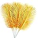 6PCS Artificial Palm Plants Leaves Imitation Leaf Artificial Plants Faux Fake Tropical Large for Home Arrangement Jungle Birthday Party Wedding Decoration Supplies (20