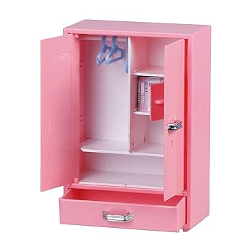 Surkha Mart Wardrobe, House Furniture Toy, Cupboard with Hanger, Quality Washing Machine Toy for Kids(Non Battery Operate) Just A Toy Premium Fridge Toy for Kids (Cupboard Toy with Toy Hanger)