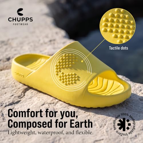 Image of CHUPPS Chupster Men's Orthopedic Slippers | Soft Cushioned Footbed | Lightweight Flip Flops | Anti-Skid Sole | Comfortable Daily Wear Chappals