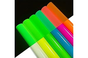 Glow in the Dark Iron On Vinyl 12X12 - Fluorescent HTV Heat...