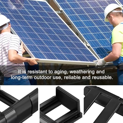 Solarpanel Wasserablauf Clips Schlammentfernungsclip 20Stk Ablauf Clips 35mm Entwässerungsclip Solar Clips für PV Solarpanelen Solarmodul Wasserablauf Reinigungs
