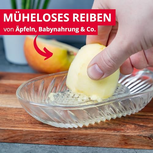 Westmark Apfelreibe, Fassungsvermögen: 140 ml, Glas, Transparent, 115222E1 – Ansicht 2