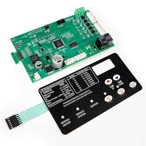 42002-0007S Control Board Kit with Switch Pad Replacement# 472610Z Compatible with Mastertemp Max-E-Therm Pentair Pool & Spa Heaters Compatible with All NA LP Series Models