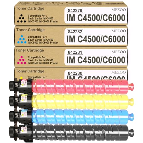 Image of IM C4500 IM C5500 IM C6000 Toner Cartridge 842279 842280 842281 842282