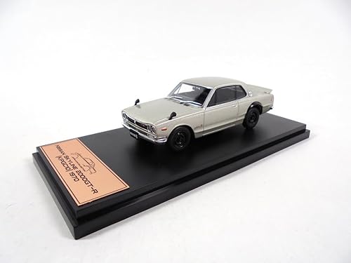 - Coche miniatura coleccionable 143 compatible con Nissan Skyline 2000GT-R 1970 - JPL14