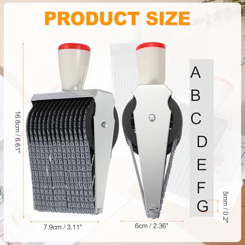 Tampon alphabet 26 lettres et chiffres pour scrapbooking