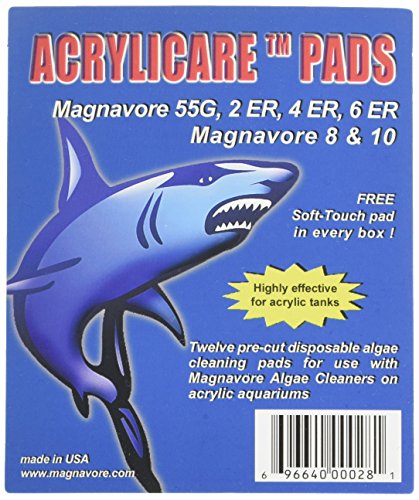 Magnavore 71600028 Replacement Acrylicare Pads for Algae Cleaners (12 Pack)