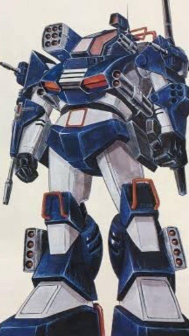 1/72スケールレジンキャストキット ダグラム 武装強化型B 未組み立て品