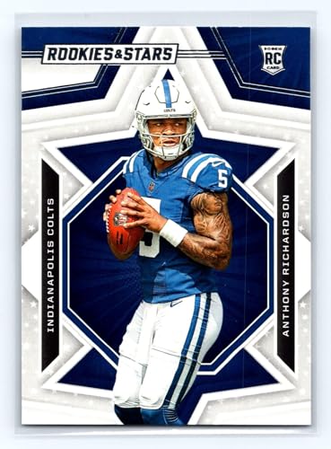 Hall of Fame Sports Memorabilia - 2023 Panini Rookies & Stars Anthony Richardson 102 Rookie RC Football Card