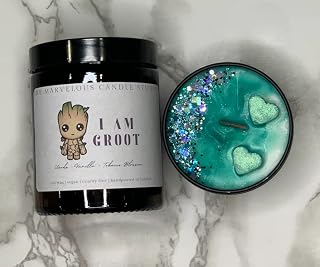 I Am Groot Vegan Soy Wax Candle | Guardians Of The Galaxy| Marvel Gift Ideas For Women & Men | Candle Valentines Gift For Her | Birthday Anniversary Gifts For Him