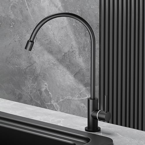 Robinet de filtre évier noir mitigeur eau potable cuisine orientable - 3