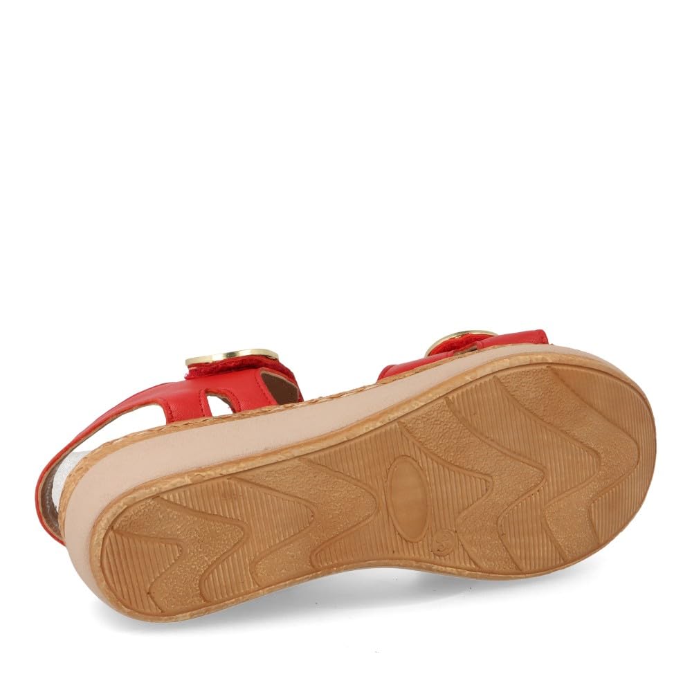Laura AZAÑA - Sandalia en Piel, cuña 5,5 cm 28403 para: Mujer