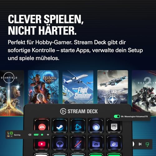 Elgato Stream Deck Scissor Keys – Workflow-Controller Mit Anpassbaren Makrotasten Für OBS, Twitch, Discord, Teams, Photoshop Und Mehr: Windows 10, Macos 13 Oder Neuer 2