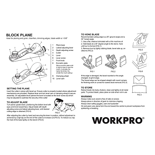 WORKPRO W052002 Block Plane