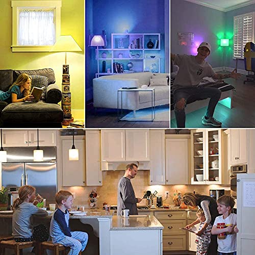 Alexa Smart Lampen E14, BrizLabs Wifi-gloeilamp, meerkleurig, wifi, RGBW, dimbaar, 16 miljoen kleuren, geen hub nodig… - Image 7