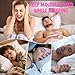 Chin Strap for Sleeping, Chin Strap for Cpap Users to Keep Mouth Closed, Jaw Strap for Sleep Apnea, Anti Snore Chin Strap with Adjustable & Breathable Fabric, (Pink/S)