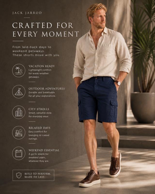 Image of Comfort Fit Shorts for Men & Women | Cotton Stretch Fit | 32-44