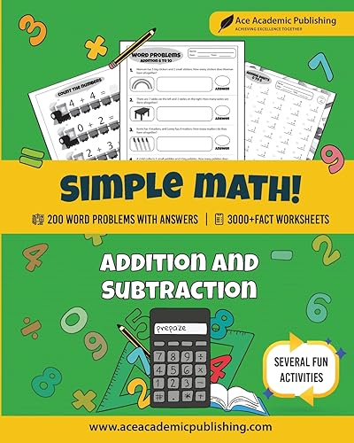 Compare Textbook Prices for Simple Math: Addition and Subtraction Workbook ISBN 9781962517188 by Publishing, Ace Academic