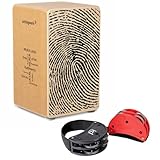 Idéal pour les débutants Schlagwerk CP82 Cajón Rudiments Fingerprint avec kit Keepdrum