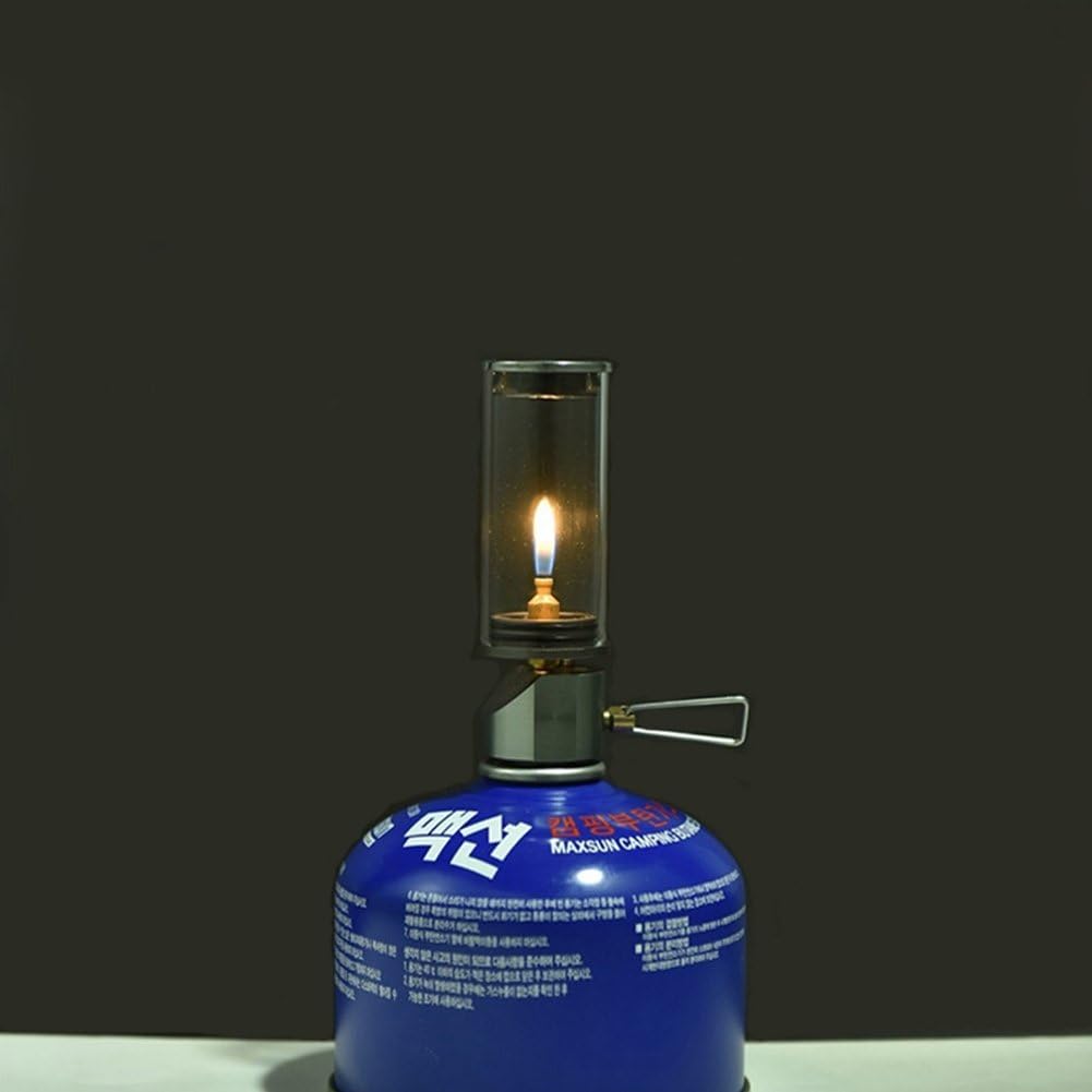 BRS-55 Gas Camping Lantern Camp Equipment Gas Candle Lights Lamp for Ourdoor Tent Hiking Emergencies