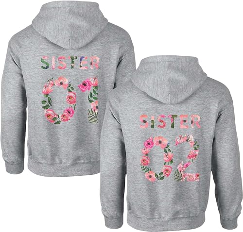 Hoodie Sister01 Sister02 haut de gamme aux finitions soignées pour femmes