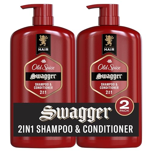 Old Spice Swagger 2-in-1 Shampoo and Conditioner Set for Men, Ced...