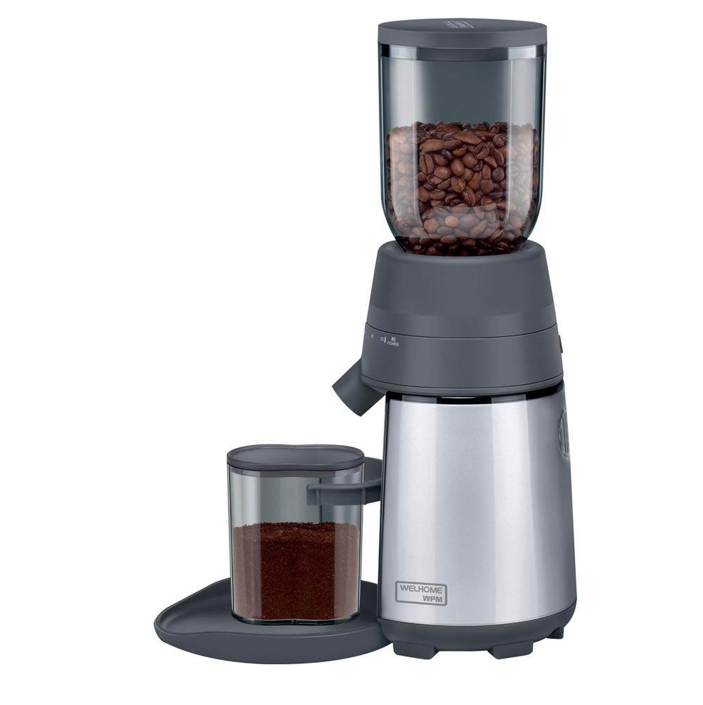 FHRKA ZD-12 Electric Coffee Grinder Automatic Coffee Bean Grinding Machine Burr Coffee Mill Coffee Maker Machine Conical Blade