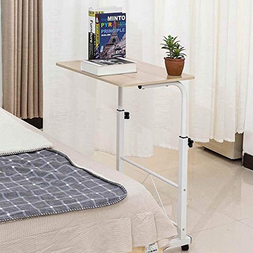 MEIZIZI Laptop Stand Multifunctional Folding Table Bedside Desk Laptop Desk Table Artiss Wooden Adjustable Height Mobile Computer Desk Student Dorm