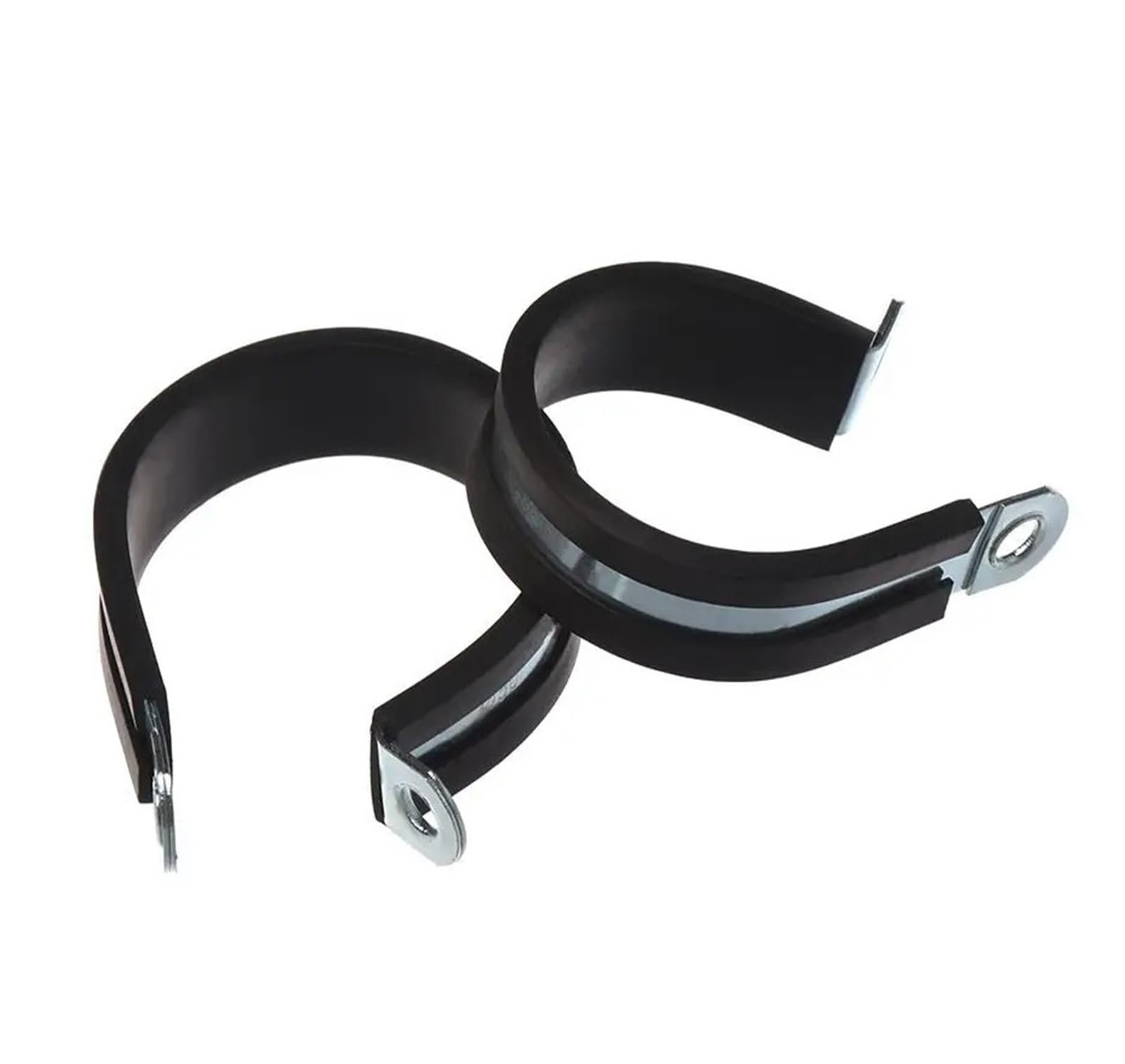 Abrazaderas en P con goma 10 uds clips de sujeción para tubos y mangueras de 6 a 50mm