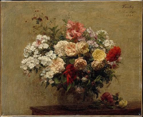 Fleurs d'été par Henri Fantin-latour peinture décoration chambre