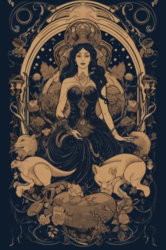 WITCHY JOURNAL: Carnet de notes pointillé - Wicca, Sorcellerie, Druidisme, Paganisme, Magie, Occultisme - 6x9" - Dots &amp; Bullets