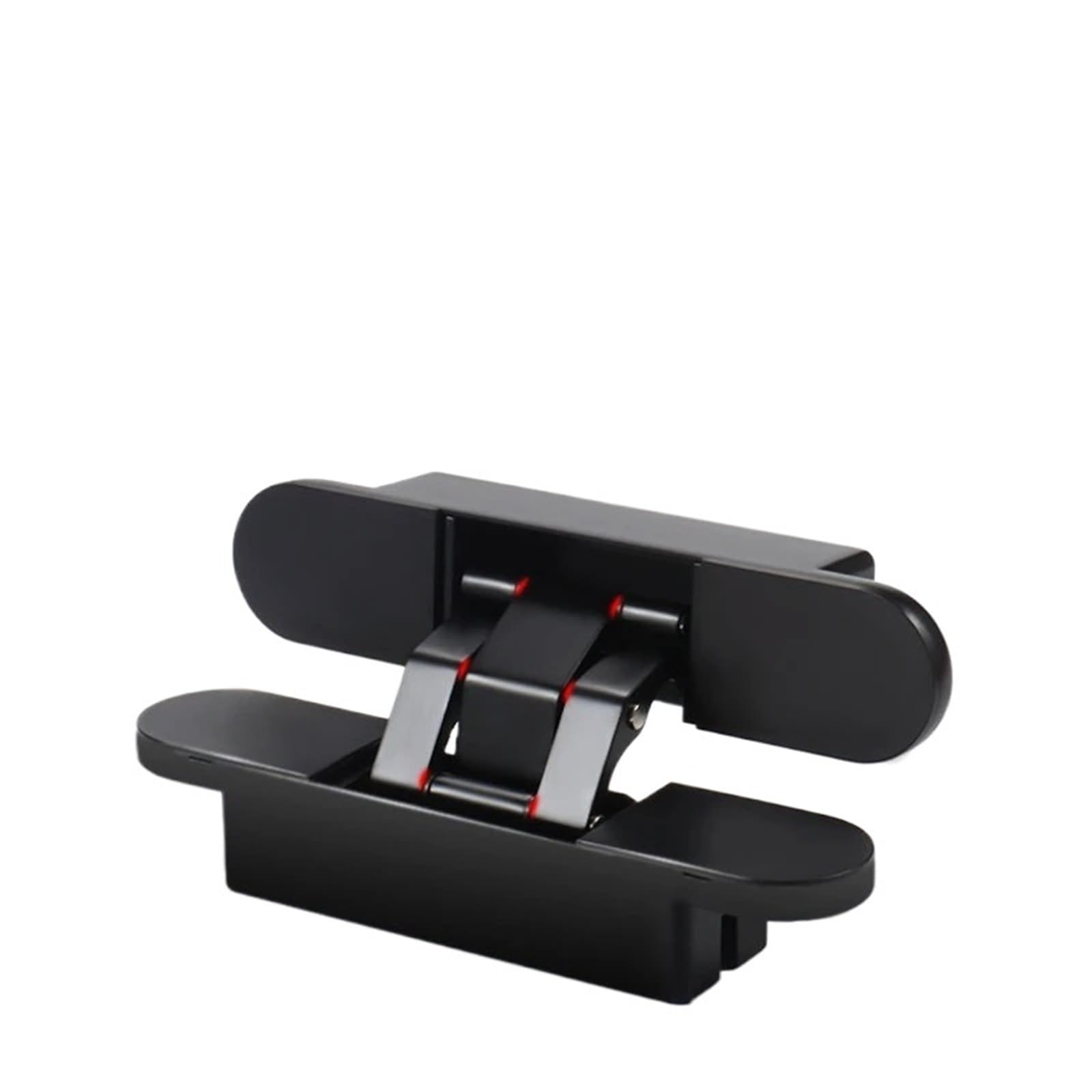 Kdhcvkz Black 1Pcs Wooden Door Folding 180 Degree Hidden Hinges(Black)