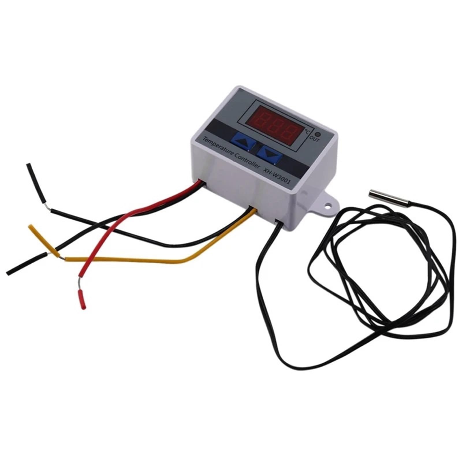XTECH 10A AC110-220V Regolatore di temperatura digitale a LED XH-W3001 for incubatore Interruttore di riscaldamento e raffreddamento Termostato Sensore NTC