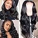 Healthair 9A Lace Front Wigs Human Hair 12inch Brazilian Remy Human Hair Lace Front Wigs For Black Women 4X4 Body Wave Lace Closure Wigs Human Hair Wigs with Baby Hair 150% Density(12" Wig)