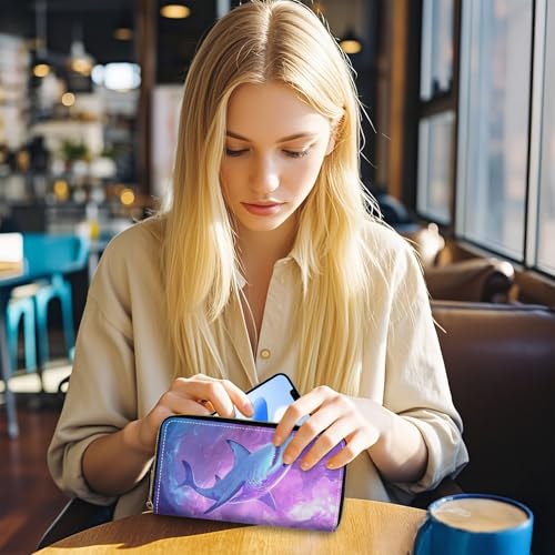 Womens Wallet Long Ladies Wristlet PU Leather Card Wallets Multi Slots Travel Purse Large Capacity RFID Blocking Clutch for Shopping Dating Travel Party3