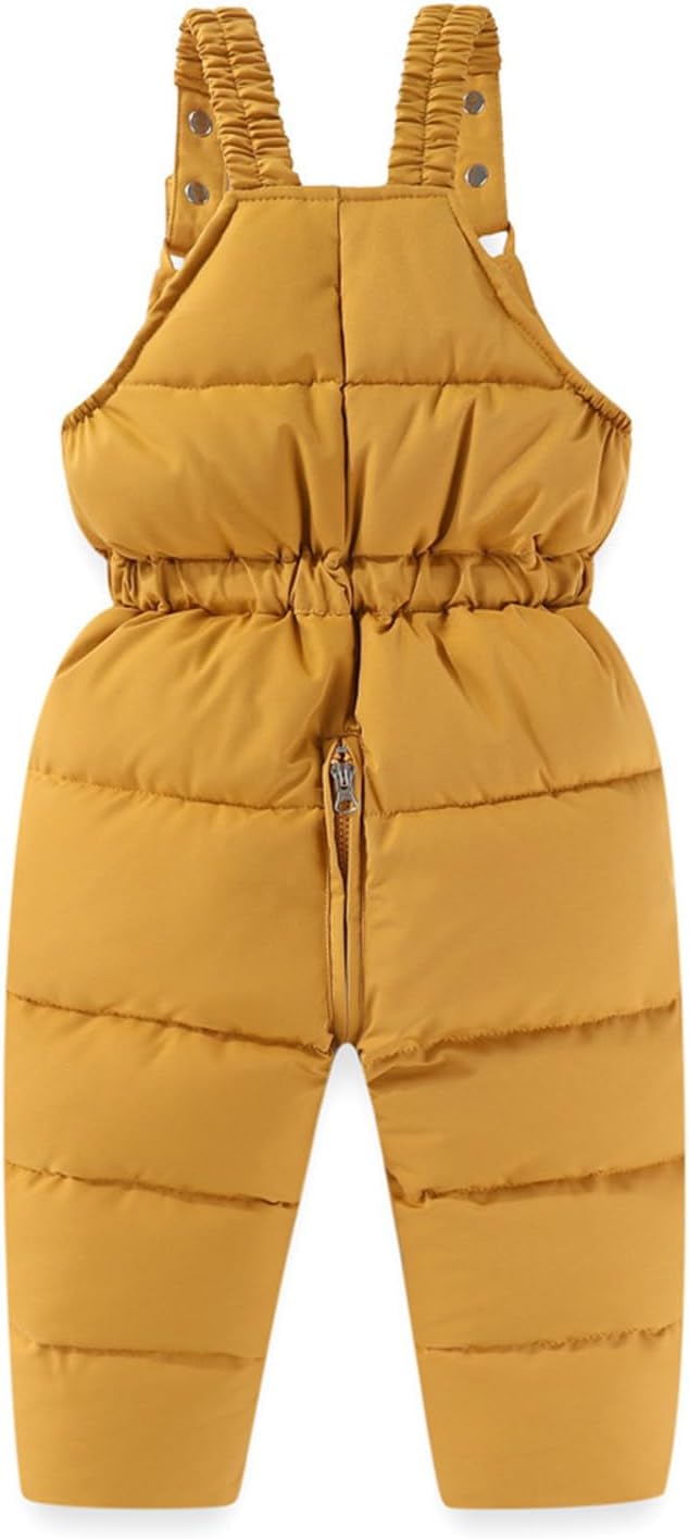 2 Piece Kids Snow Ski Suit Thermal Waterproof Jacket Bib Pants Set Winter Warm Windproof Outfit for Boys Girls 2-6Y