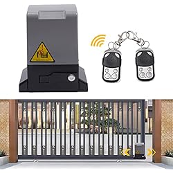 Accionamiento para puerta corredera, 1200 kg/2000 kg, accionamiento para puerta corredera y 2 transmisores manuales (1200 kg)