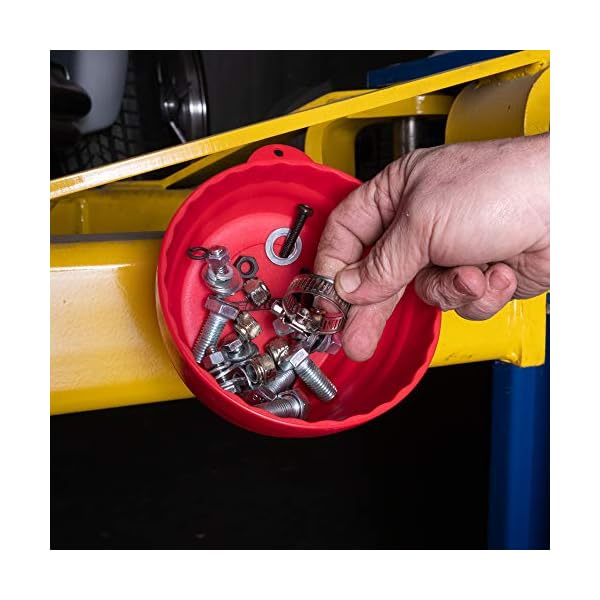 OEMTOOLS 25333 Red Magnetic Nut Cup, Magnetic Bowls for Holding Nuts and Bolts, 6 Inch Cup Diameter, Coated Magnet… – Bild 7