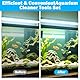 afhgdjr 3 In 1 Aquarium Reinigungsset,Aquarium Scheibenreiniger,Aquarium ZubehöR,Aquarium ZubehöRreinigung Werkzeug Mit Abnehmbarer,Aquarium Reiniger FüR Aquarien,Fish Tank Reiniger Set