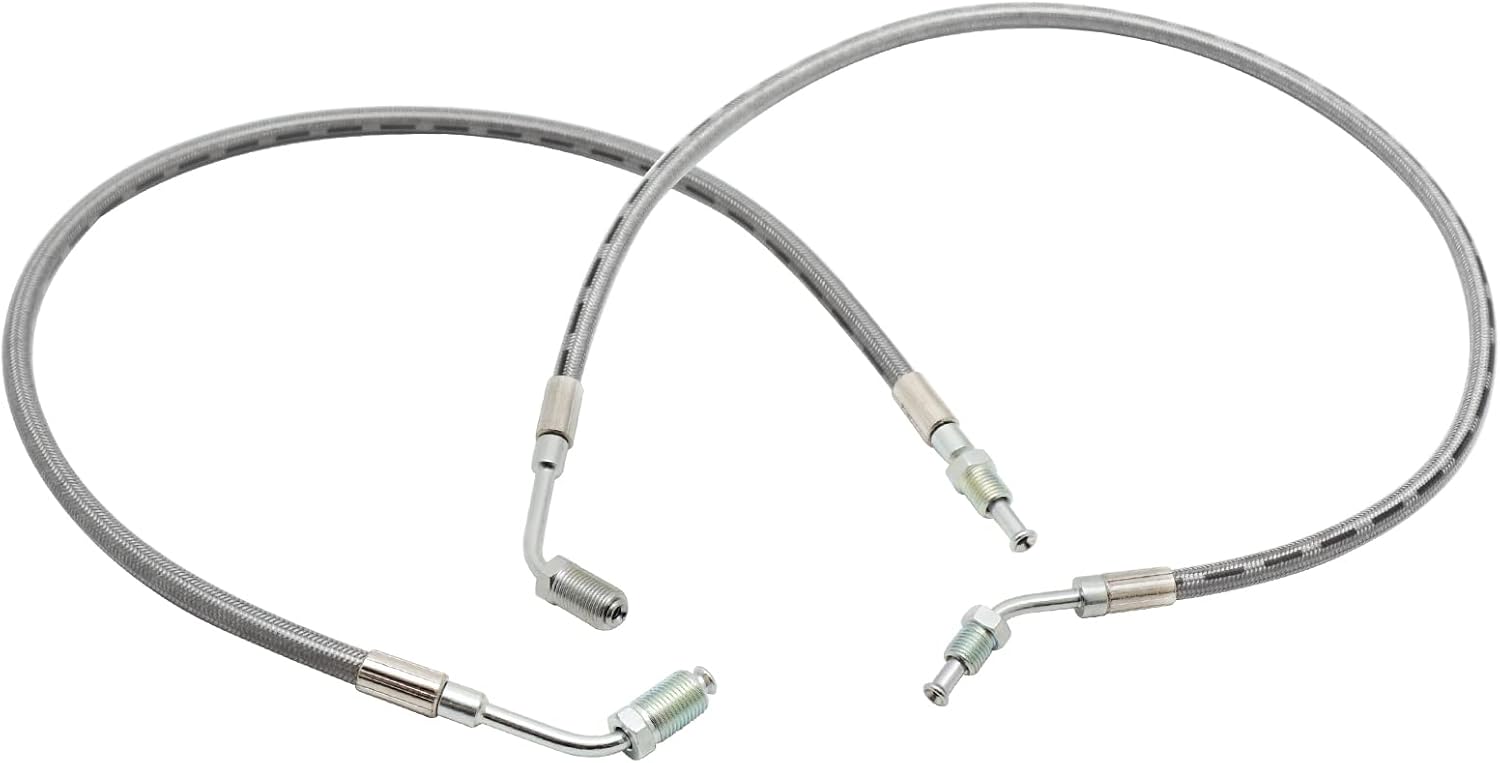 Front Left Right Brake Hose Line for 2001-2004 Polaris Sportsman Trail Boss Magnum Scrambler Trail Blazer Xplorer Xpedition ATP 500 400 330 700 250 325 425 600 455