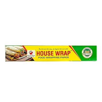 House Wrap Food Wrapping Paper Roll for Food Packing, 25 Meter Food Wrapping Paper, Premium Food Wrap Paper for Kitchen, Packing, Storing Food (Pack of 1) - image, photos