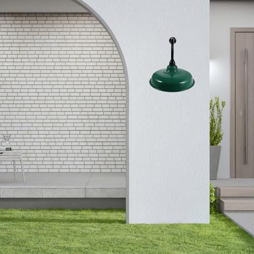 Pantalla colgante de 35 cm para iluminar patios y cenas en el jardín exterior 6